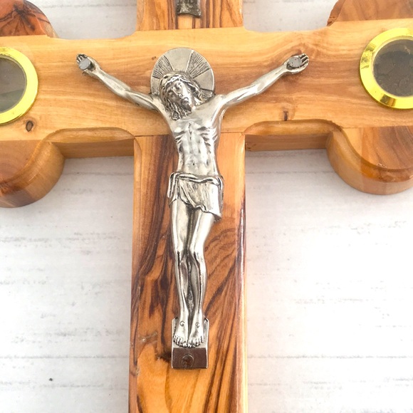 ONE-OF-A-KIND OLIVEWOOD CROSS FROM BETHLEHEM! 🙏* - Picture 4 of 17
